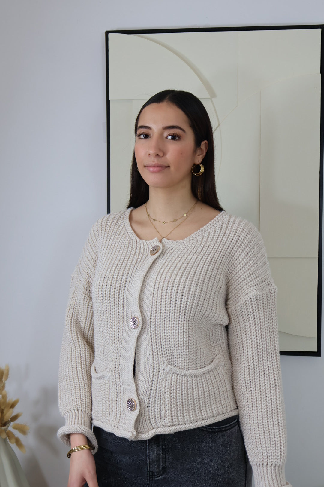 GILET BEIGE SIMONA