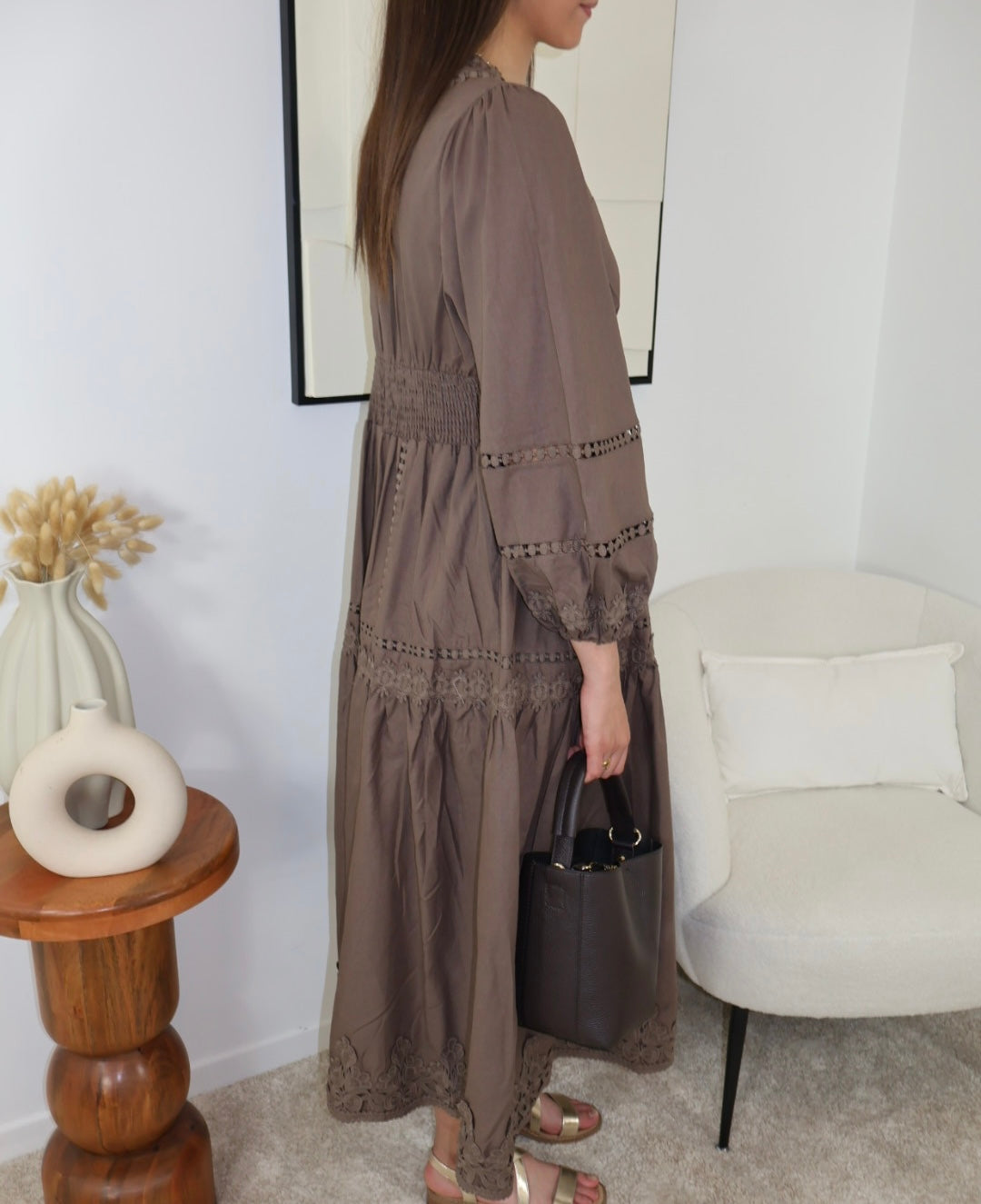 ROBE NINA MARRON