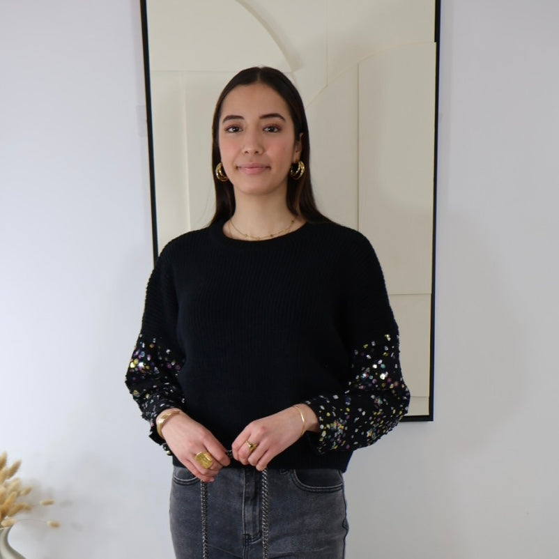 SEQUIN SWEATER
