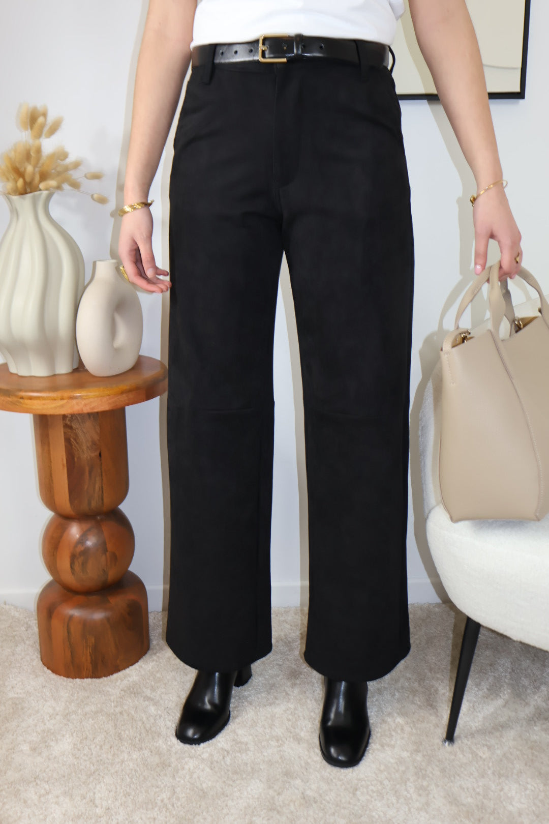 SUEDE PANTS