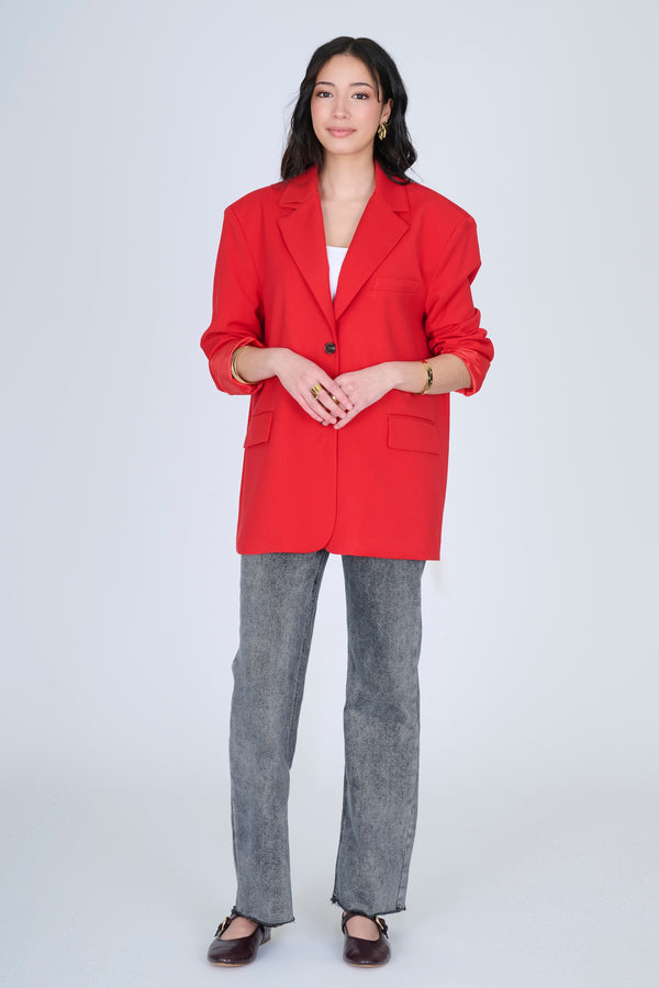 BLAZER OVERSIZE ROJO