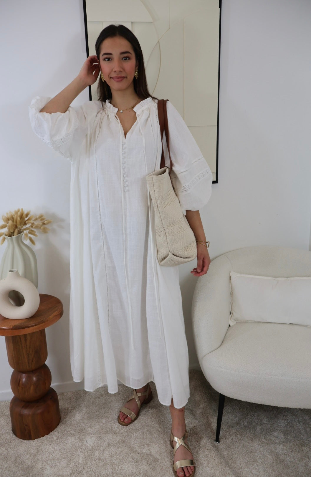 ROBE MAEVA BLANCHE