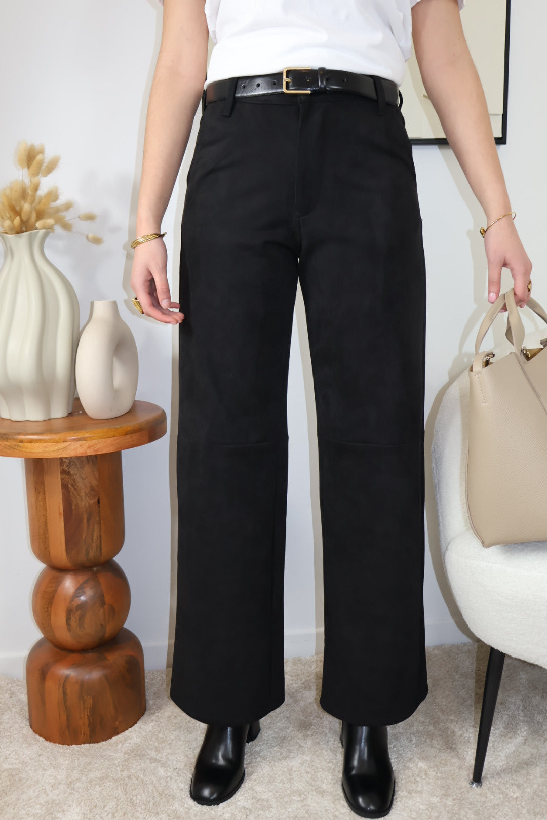 SUEDE PANTS