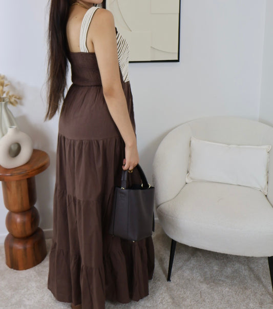 ROBE CLARA MARRON