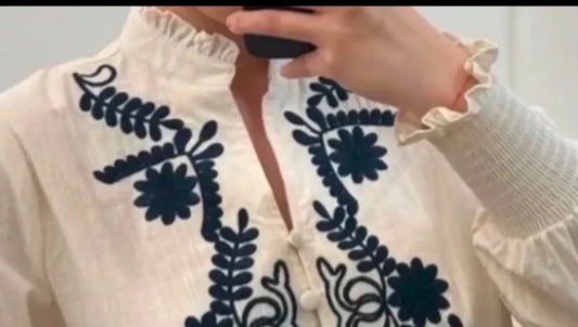 BLOUSE ÉCRU CÉLINE Noza & Co