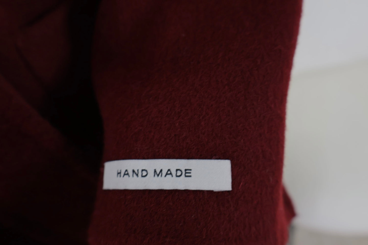 BERGUNDY WOOL COAT LARA PREMIUM WOOL