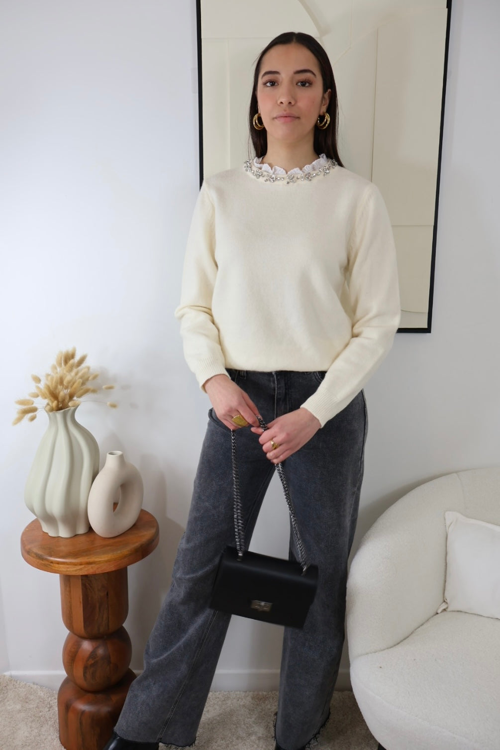 PULL ÉCRU RITA