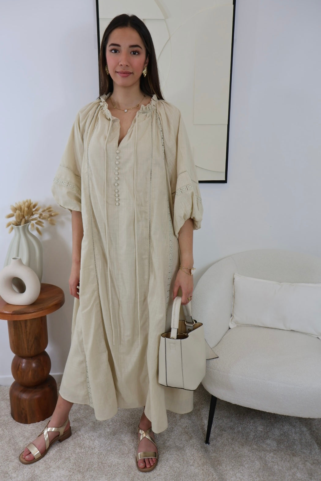 ROBE MAEVA BEIGE