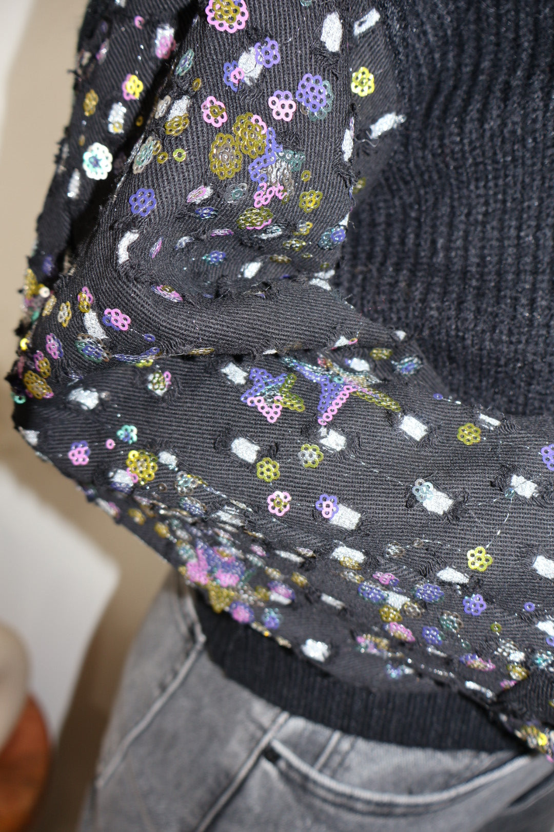 SEQUIN SWEATER