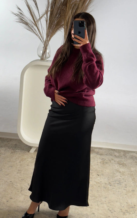 JUPE LONGUE NOIR GABY Noza & Co