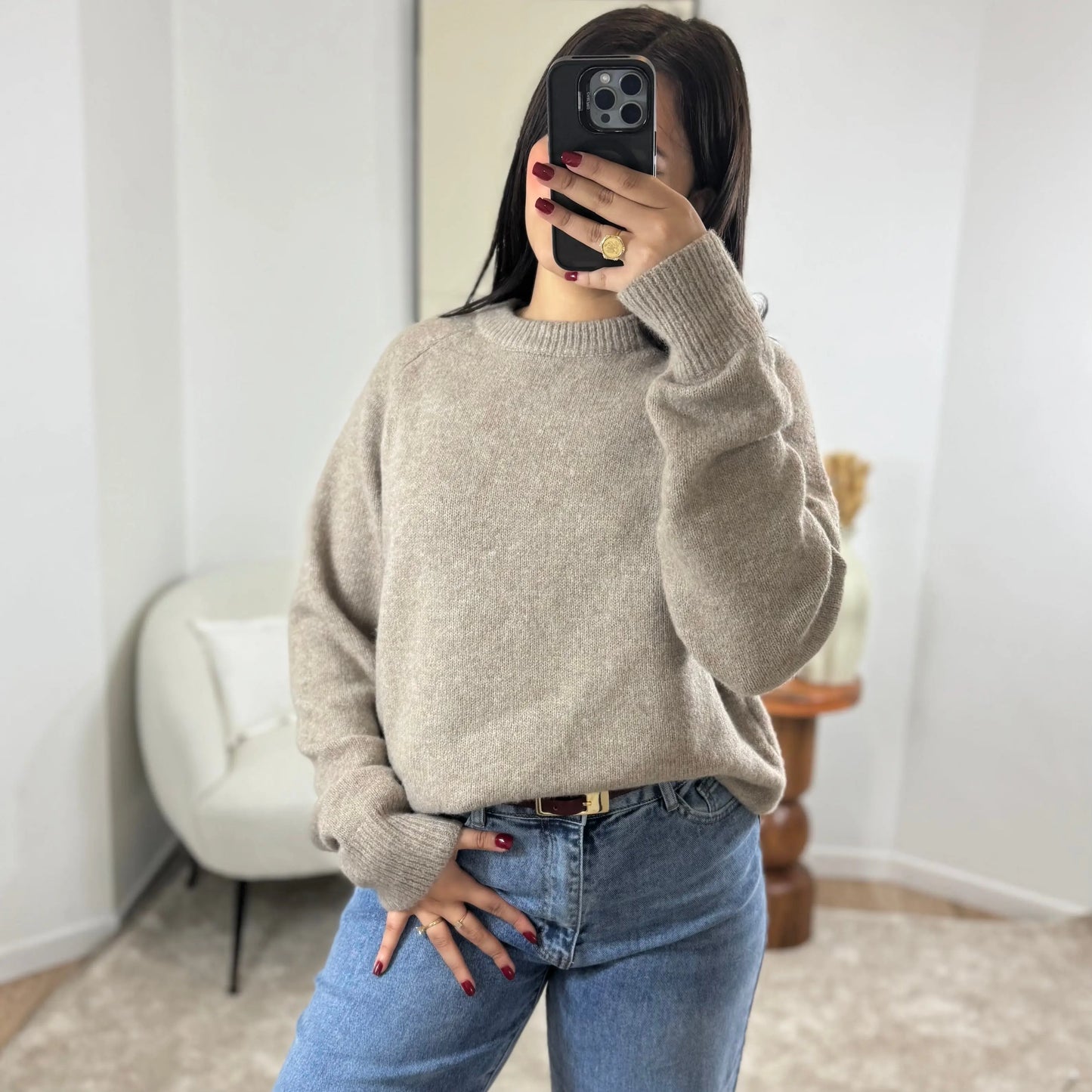 PULL BEIGE LILLY Noza & Co