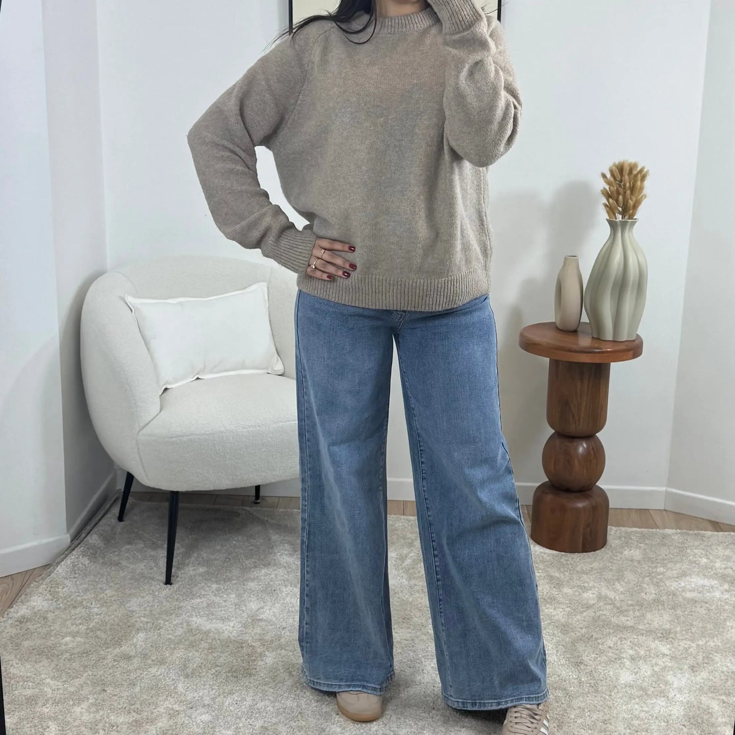 PULL BEIGE LILLY Noza & Co