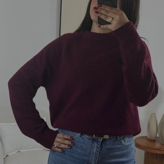 PULL BORDEAUX LILLY Noza & Co