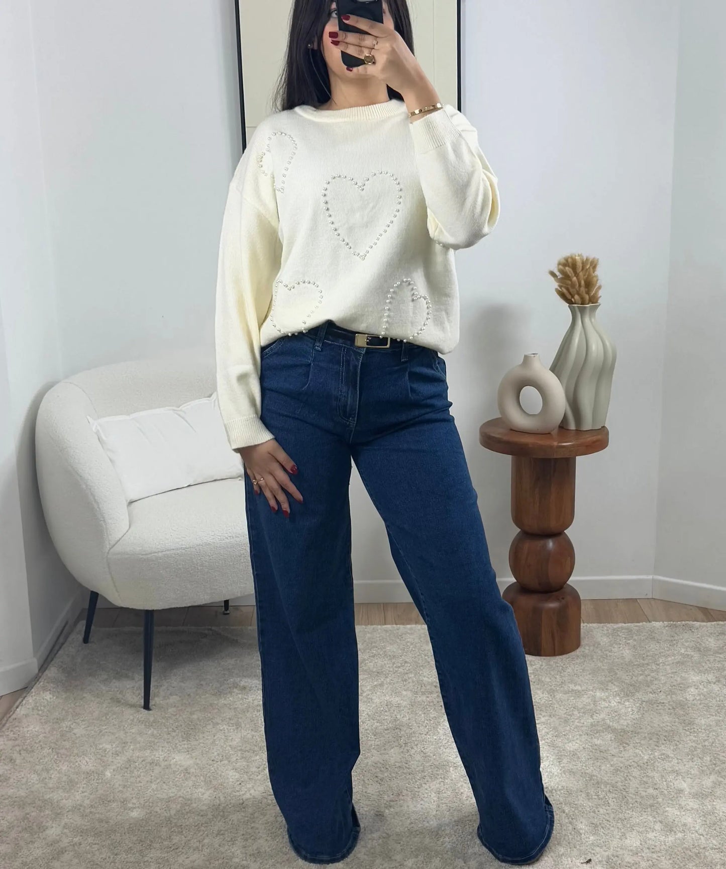 PULL ÉCRU LIYA Noza & Co
