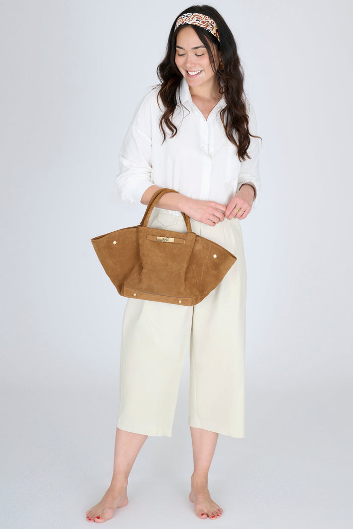 Pantalon large écru femme : comment le porter sans tasser