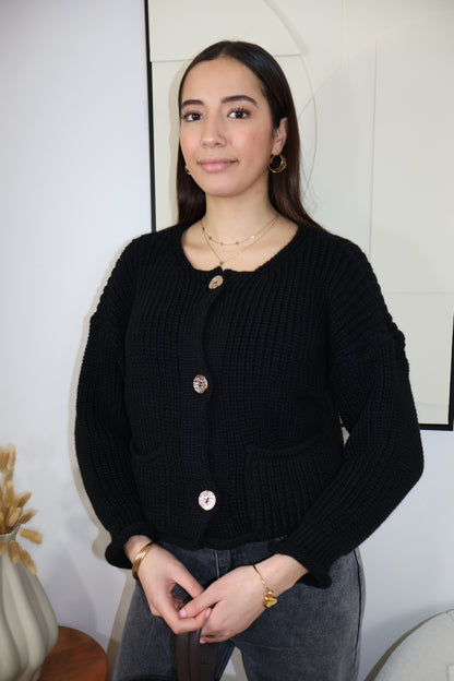 SIMONA BLACK VEST