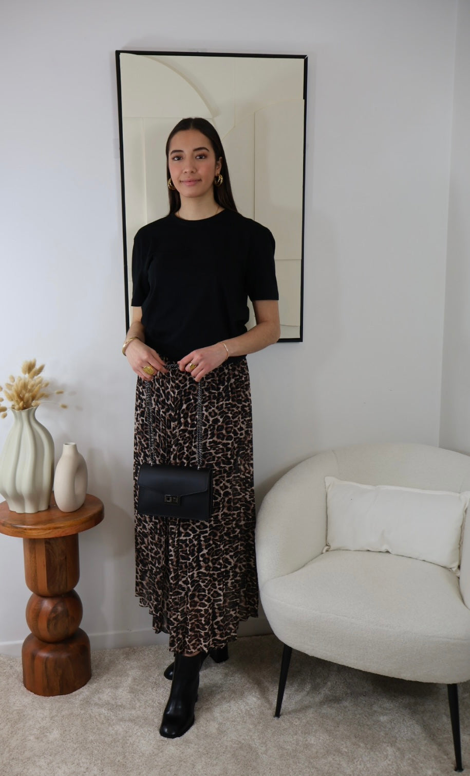 NADINE PLEATED SKIRT