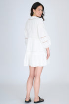 VESTIDO CORTO BLANCO NINA