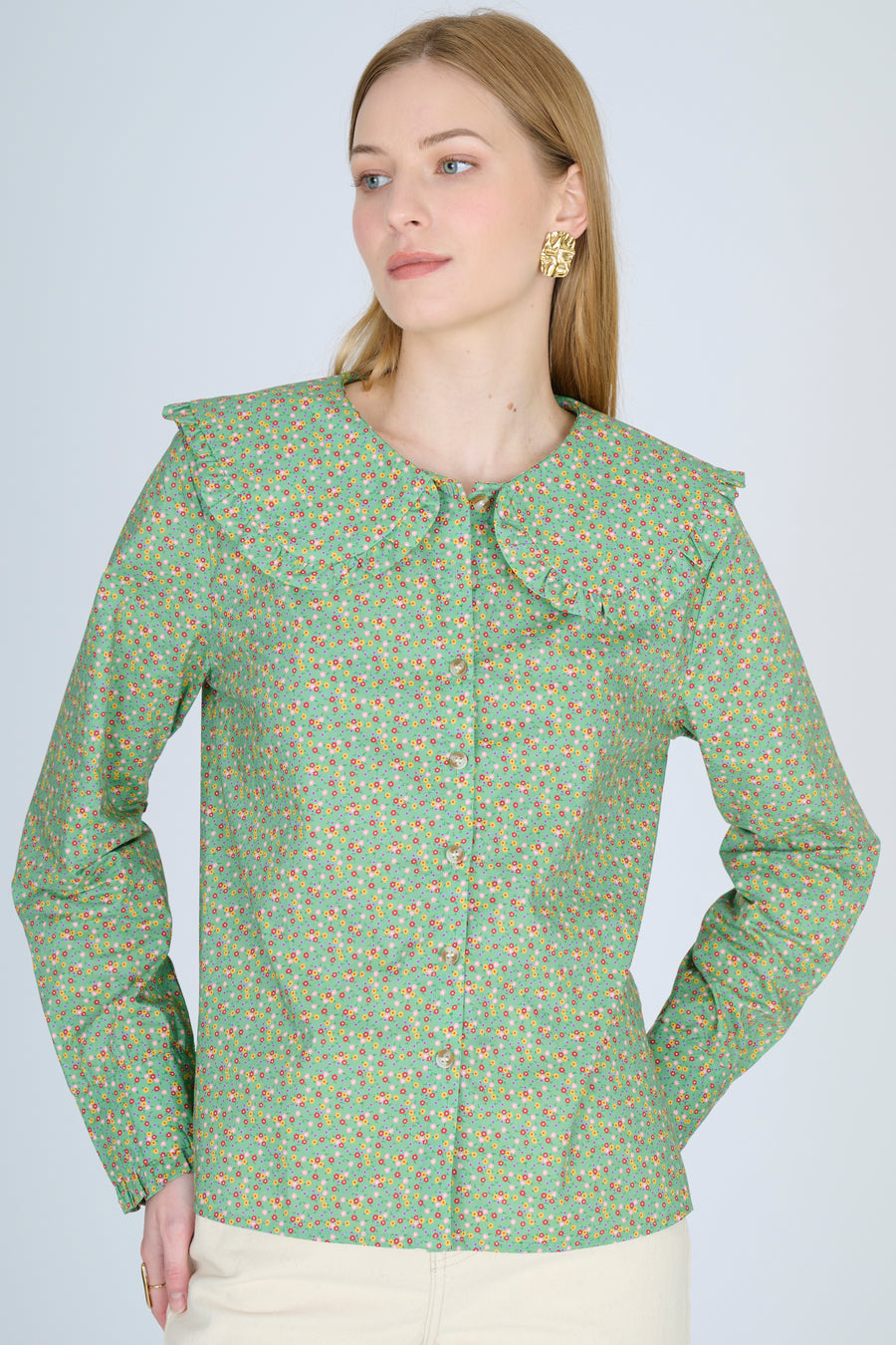 Blouse Mimi - Vert pomme