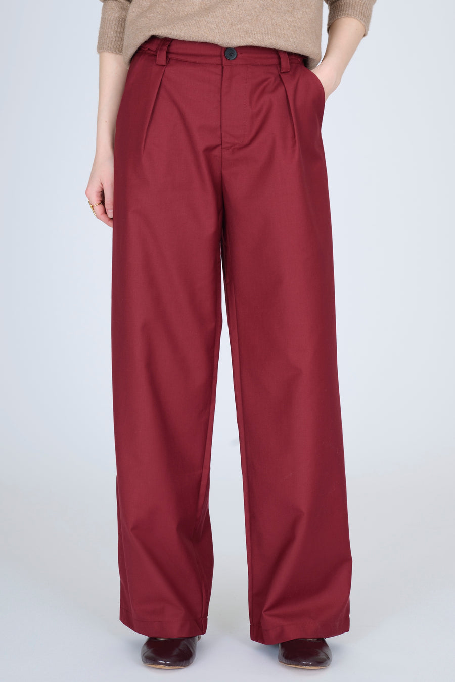 Pantalon Lily - Bordeaux