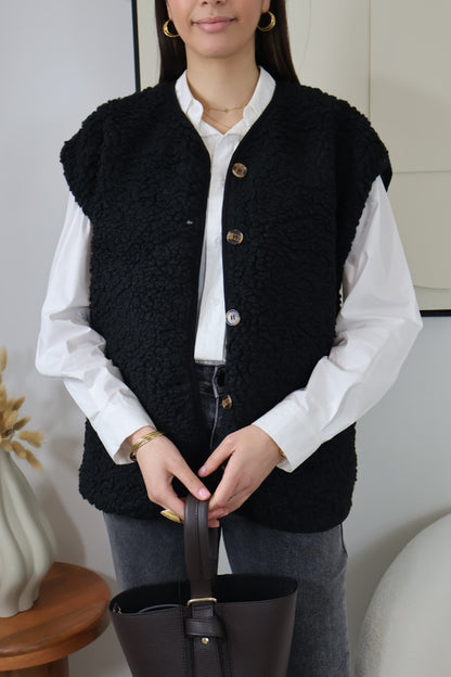 GILET NOIR ANDREA