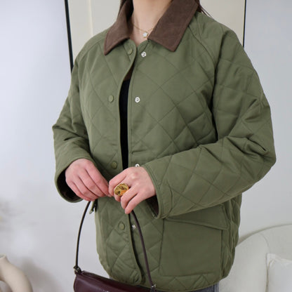 KHAKI-LUNA-STEPPJACKE