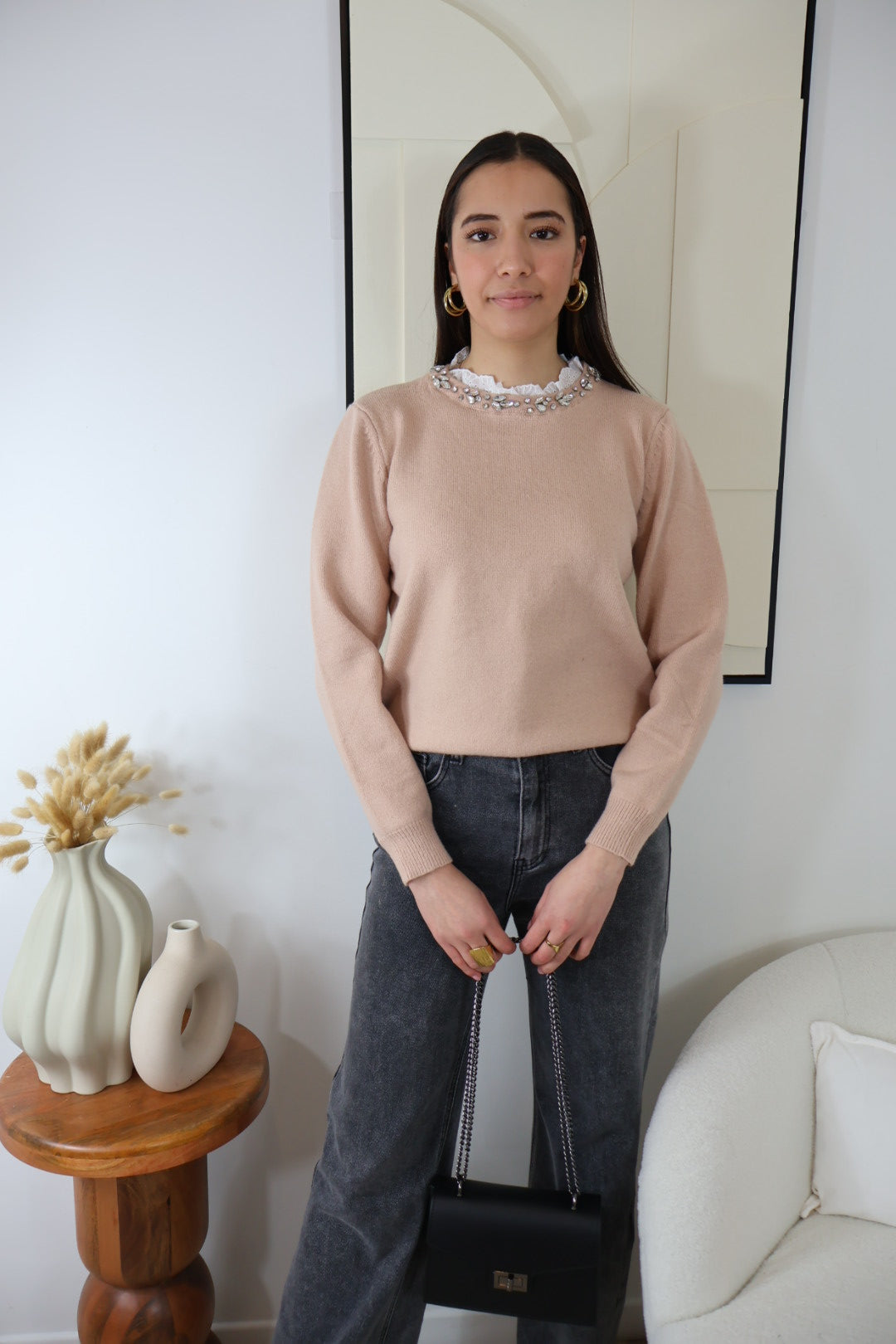 PULL ÉCRU RITA