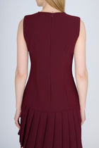 VESTIDO CORTO BORGOÑA