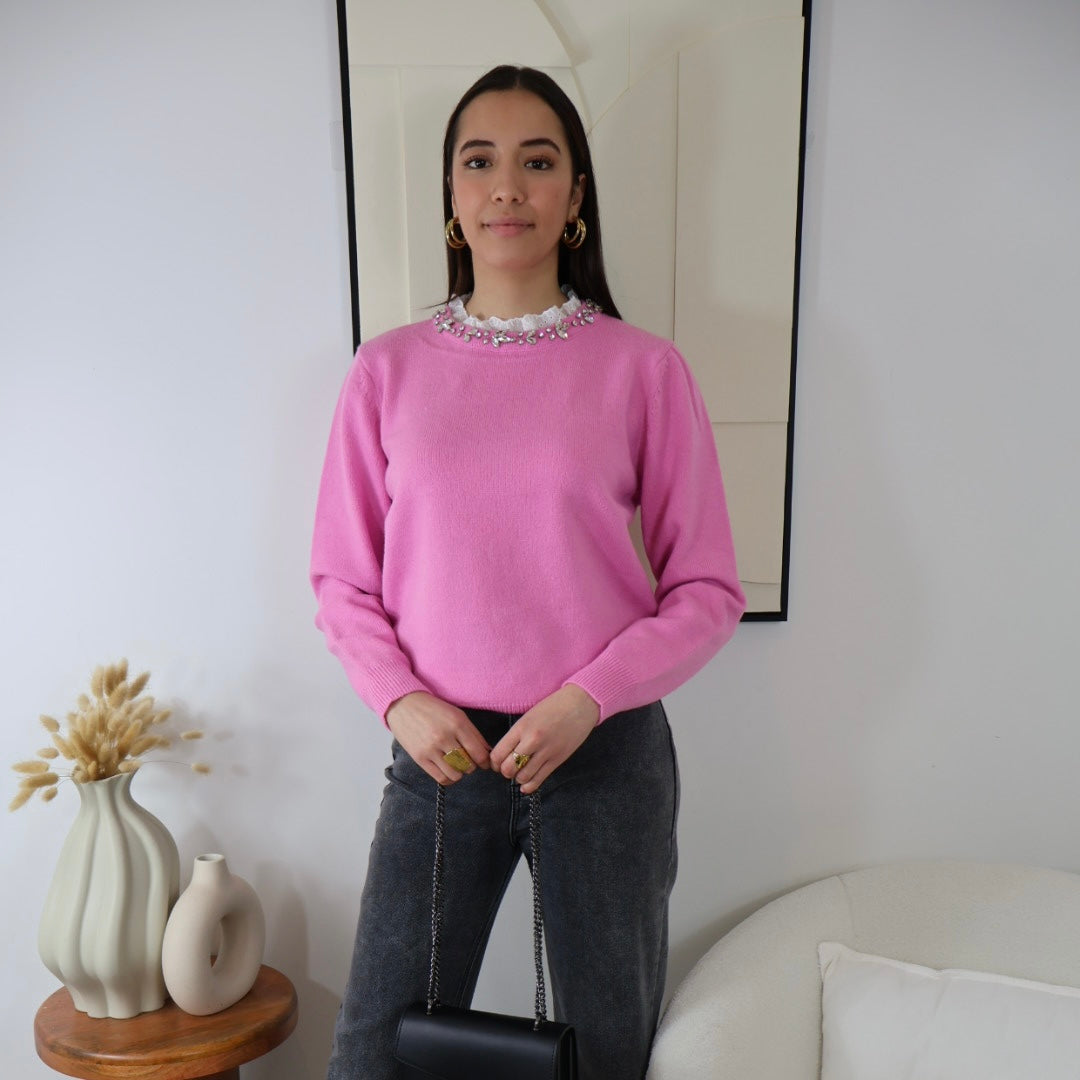 RITA PINK SWEATER