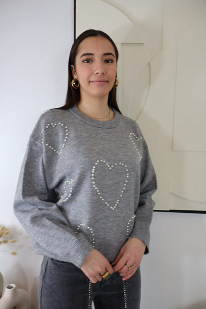 PULL GRIS LIYA
