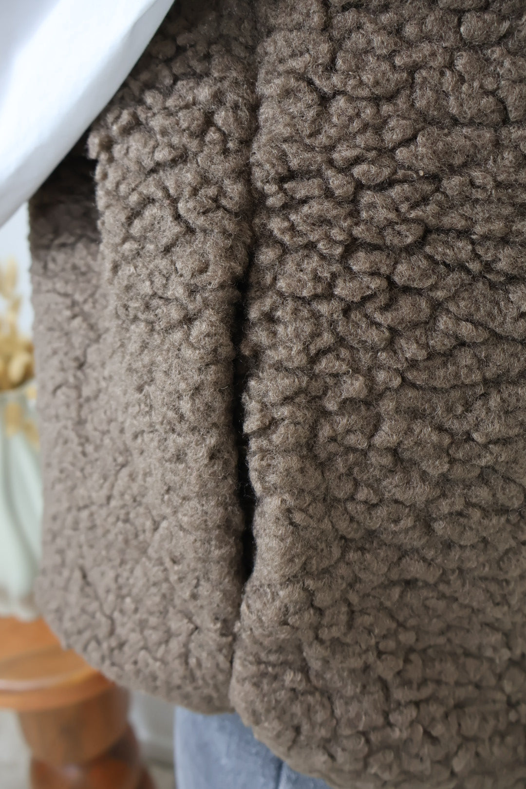 GILET SANS MANCHES MOUMOUTE MARRON ADELE