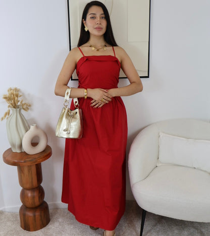ROBE CARMEN ROUGE