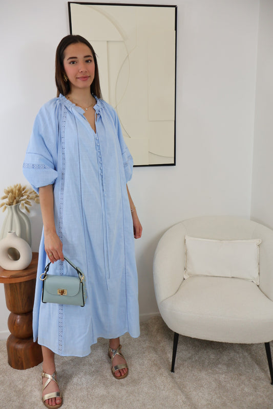 ROBE MAEVA BLEU