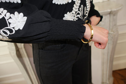 SCHWARZE CÉLINE-BLUSE