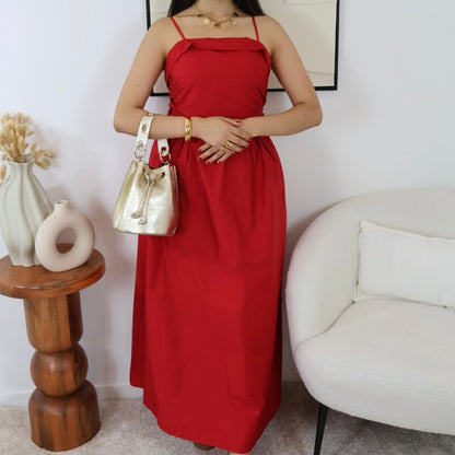 ROBE CARMEN ROUGE