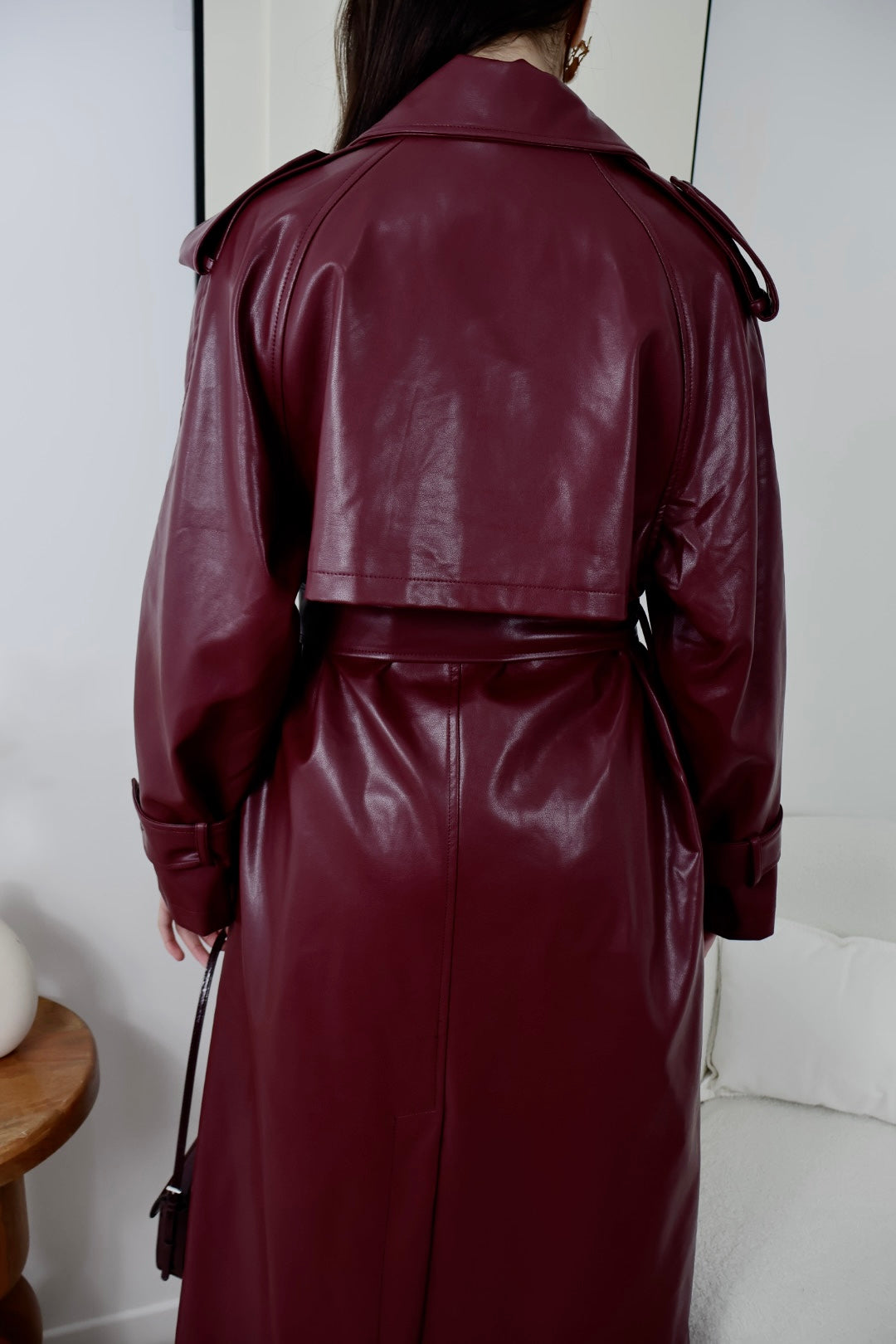 BORDEAUX-TRENCHCOAT