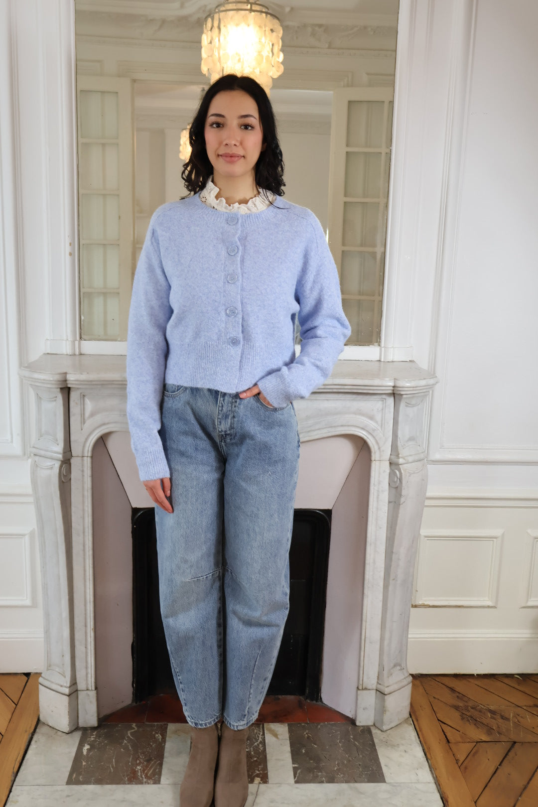 GILET EN MAILLE LINE