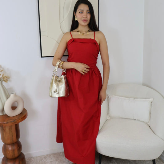 ROBE CARMEN ROUGE
