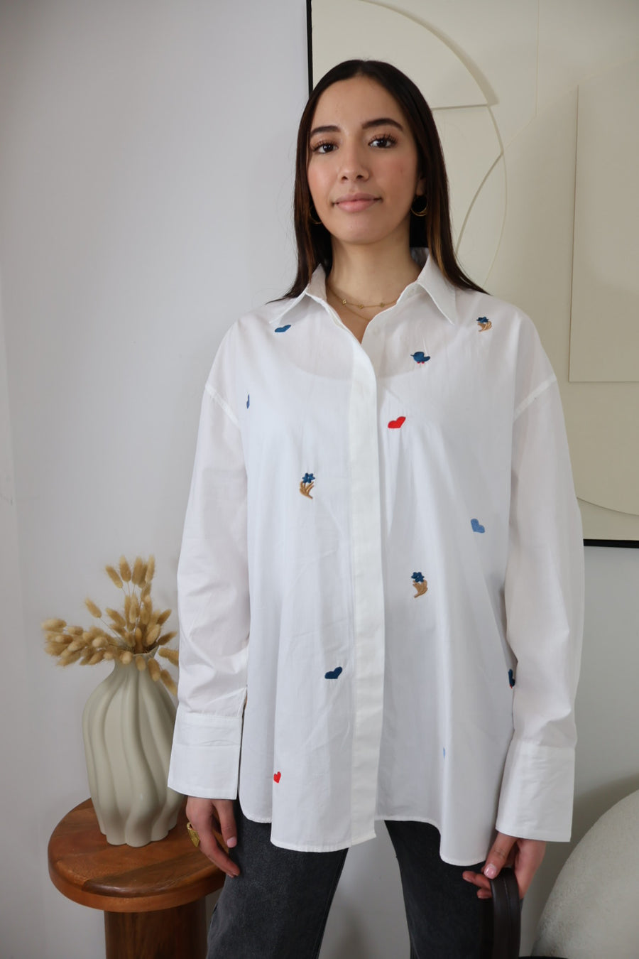 CAMISA CELESTE