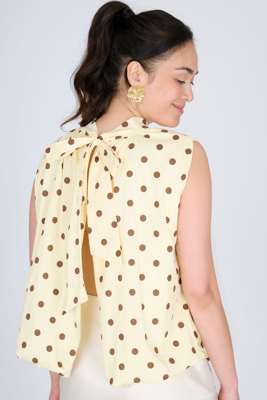 Top Lise - Jaune Pastel