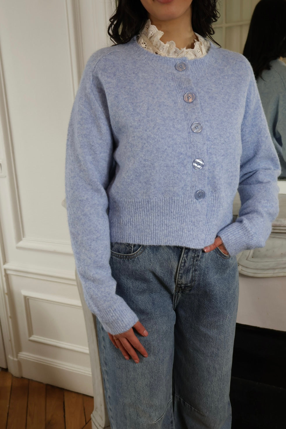 GILET EN MAILLE LINE