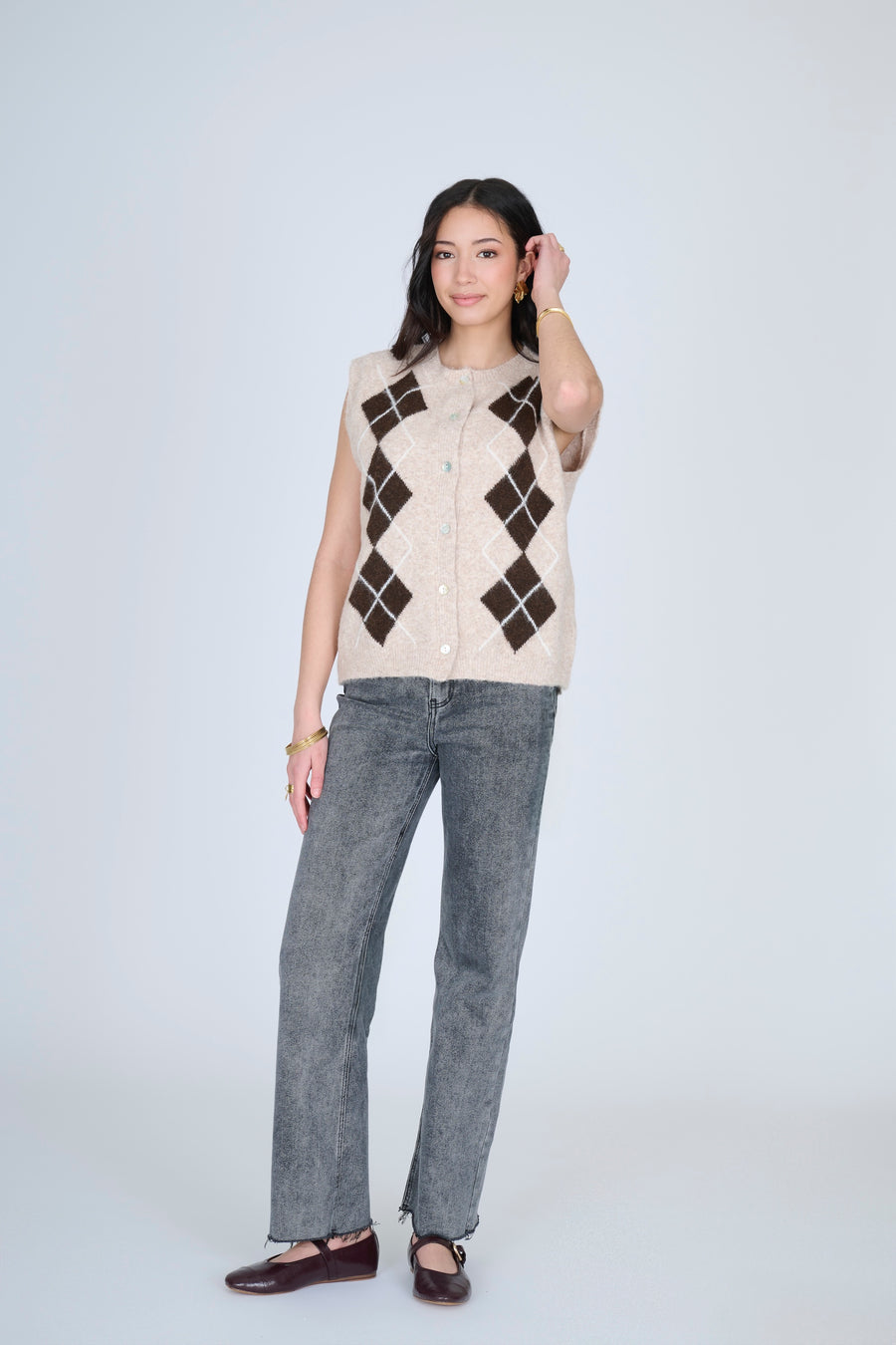 CHALECO JACQUARD