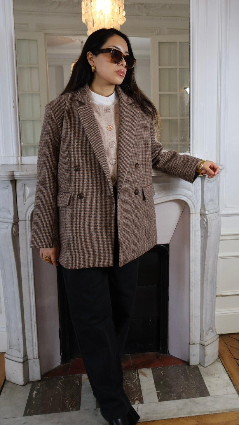 BLAZER PIED DE POULE