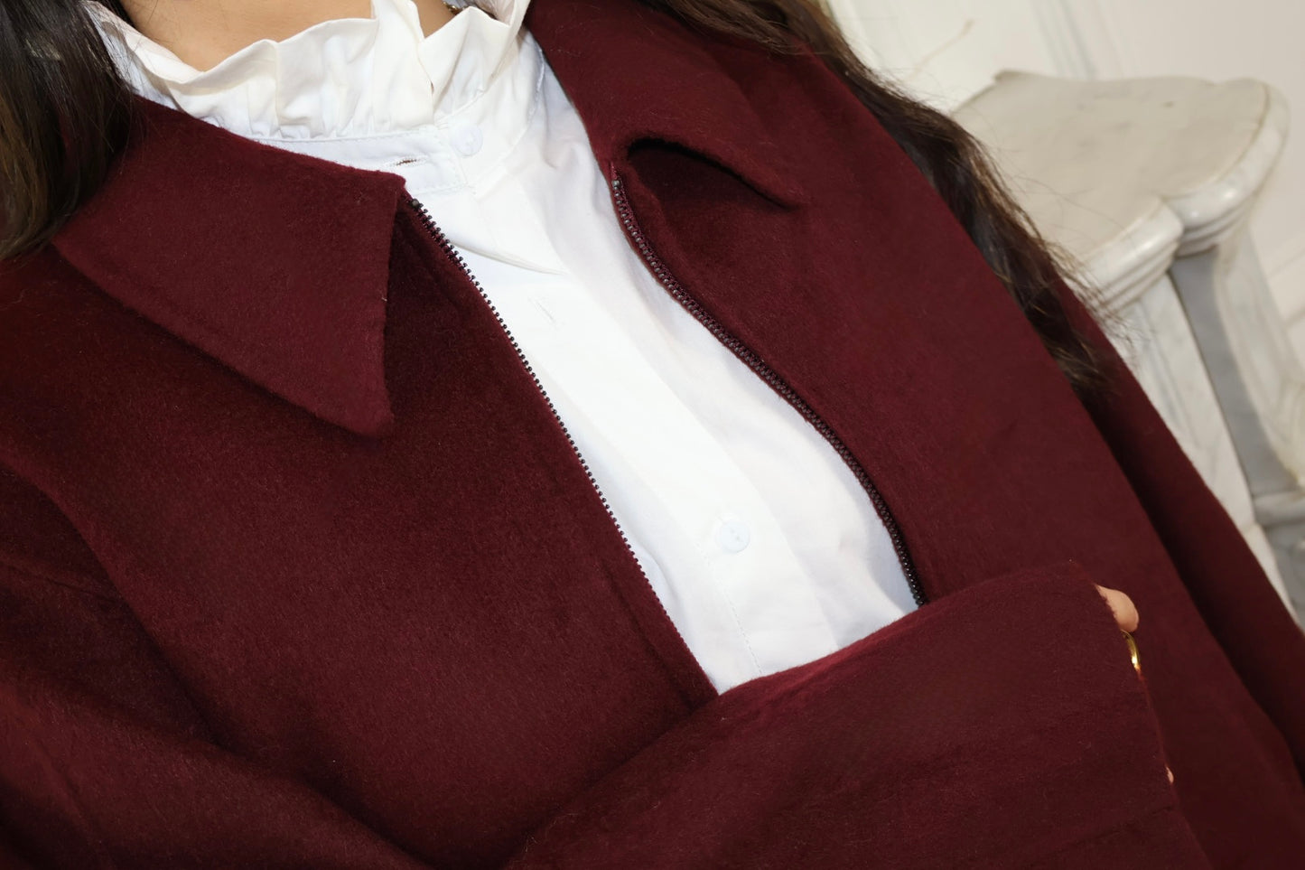 LILY-JACKE AUS REINER WOLLE