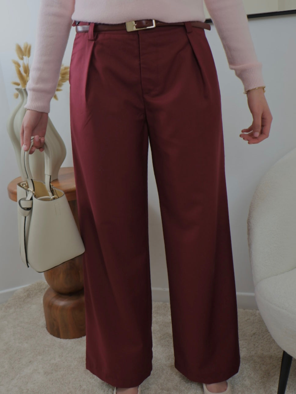 LILY BORDEAUX-HOSE