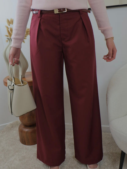 LILY BORDEAUX-HOSE