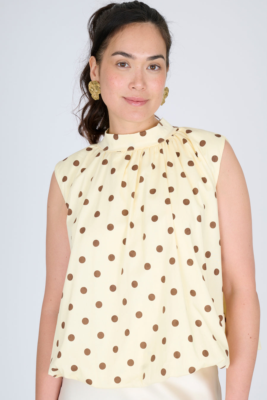 Top Lise - Jaune Pastel