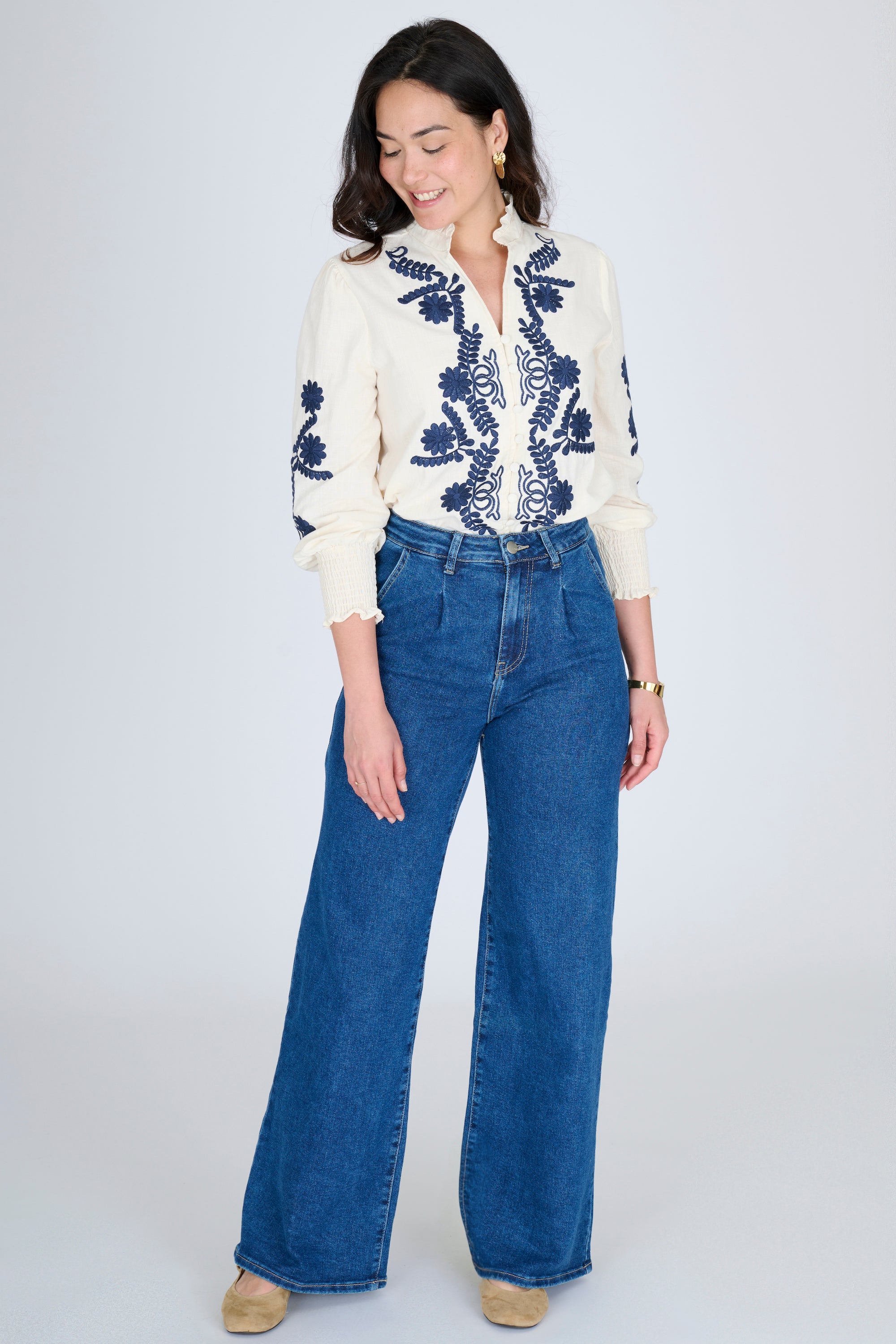 JEAN WIDE LEG LARGO EVA