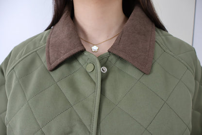 KHAKI-LUNA-STEPPJACKE