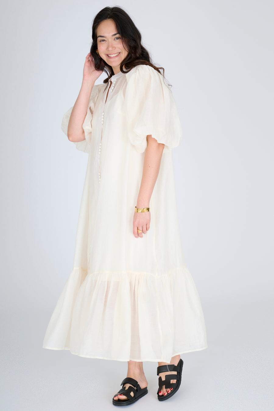 VESTIDO CREMA